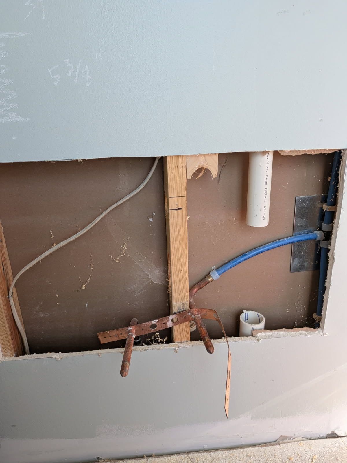 Gallery photos for Floating Vanity Plumbing Success in Red Bank: Image #1