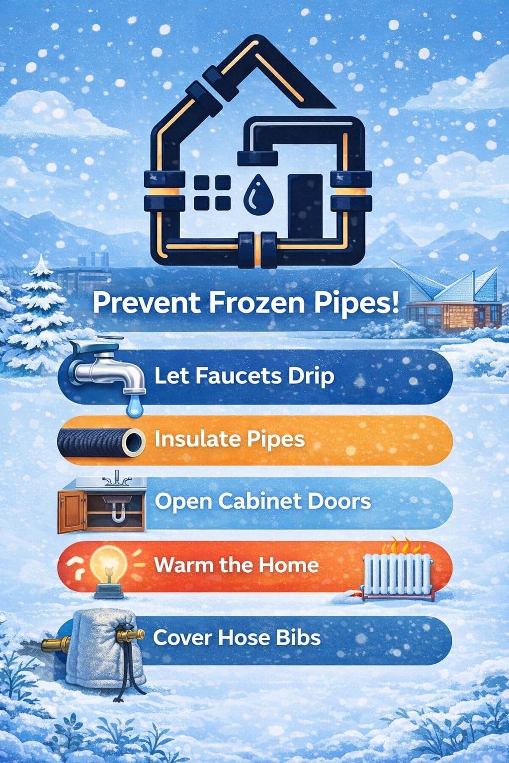 Winter Plumbing Safety Tips for Your Home